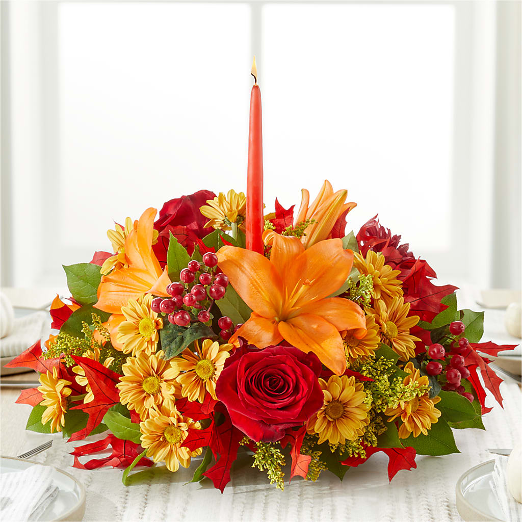 Autumn's Embrace Centerpiece –  Deux Gars Des Fleurs, Sorel PQ