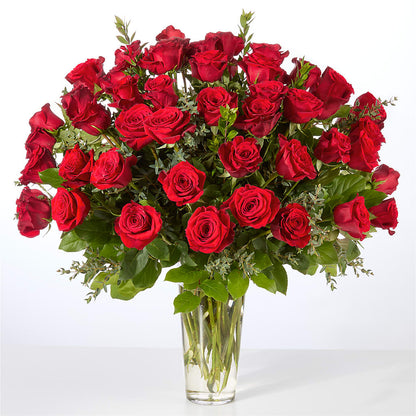 Forever Yours Fifty Stem Red Rose Bouquet –  Deux Gars Des Fleurs, Sorel PQ