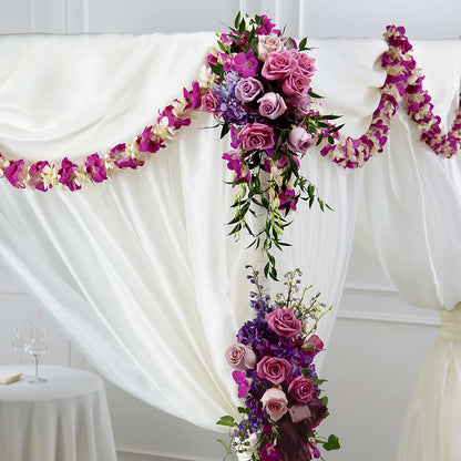 Color & Light Chuppah Decor –  Deux Gars Des Fleurs, Sorel PQ