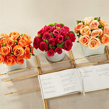 Dawn Rose Centerpiece –  Deux Gars Des Fleurs, Sorel PQ